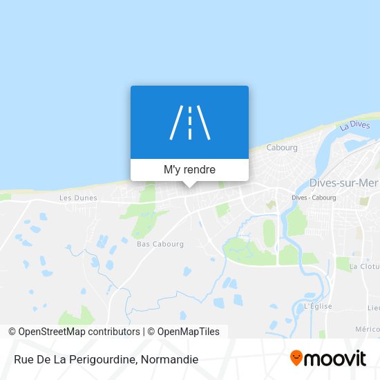 Rue De La Perigourdine plan