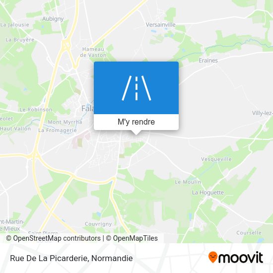 Rue De La Picarderie plan