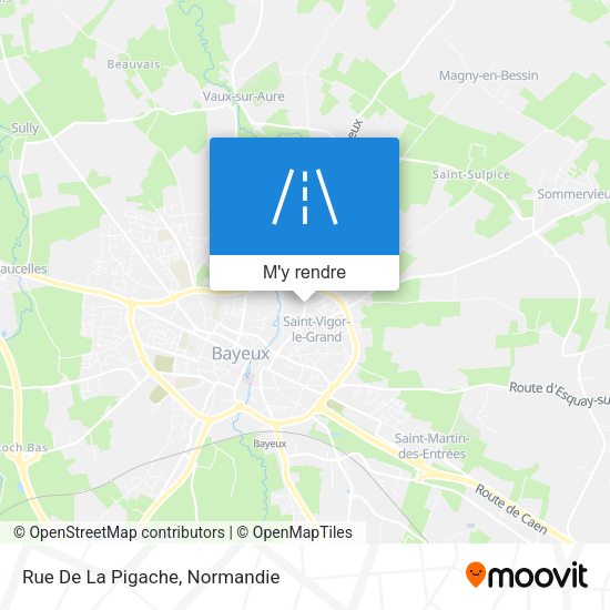 Rue De La Pigache plan
