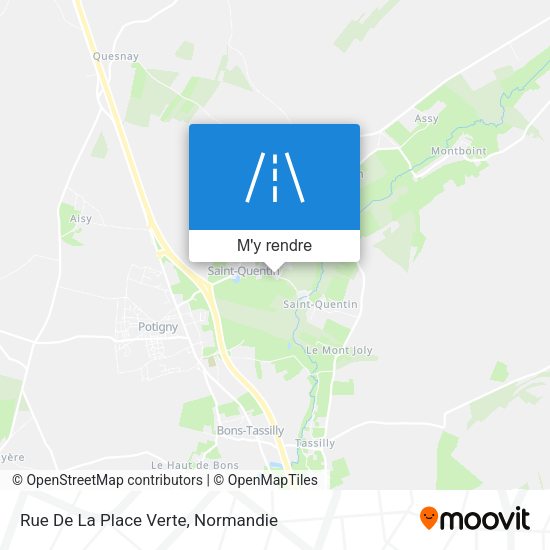 Rue De La Place Verte plan