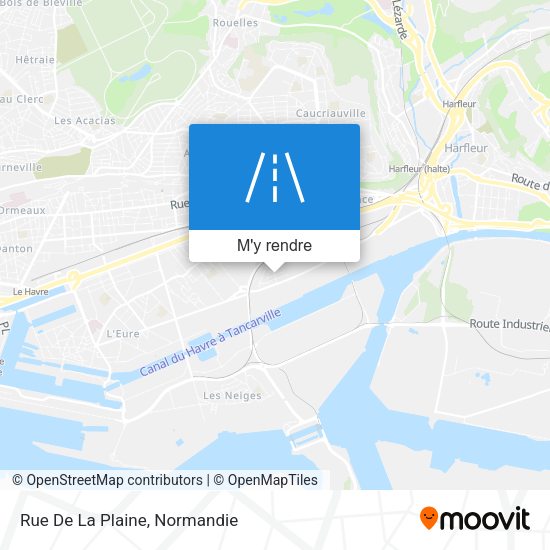 Rue De La Plaine plan