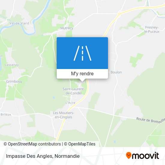 Impasse Des Angles plan