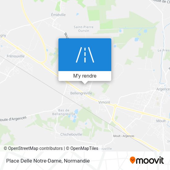 Place Delle Notre-Dame plan