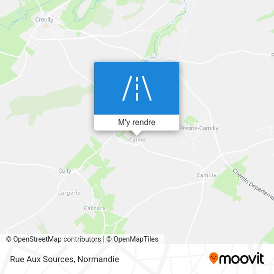 Rue Aux Sources plan