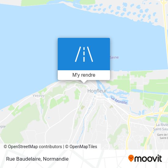 Rue Baudelaire plan