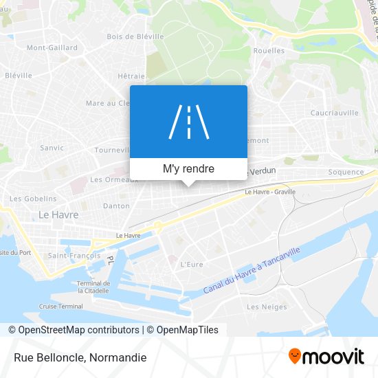 Rue Belloncle plan