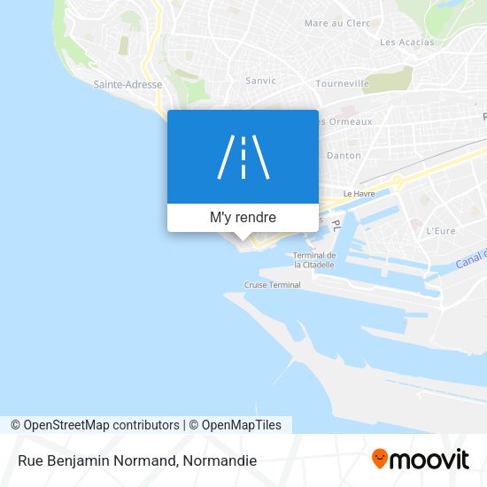 Rue Benjamin Normand plan