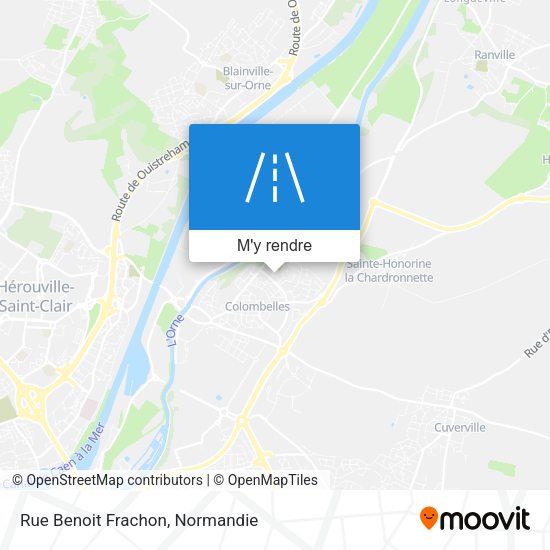 Rue Benoit Frachon plan
