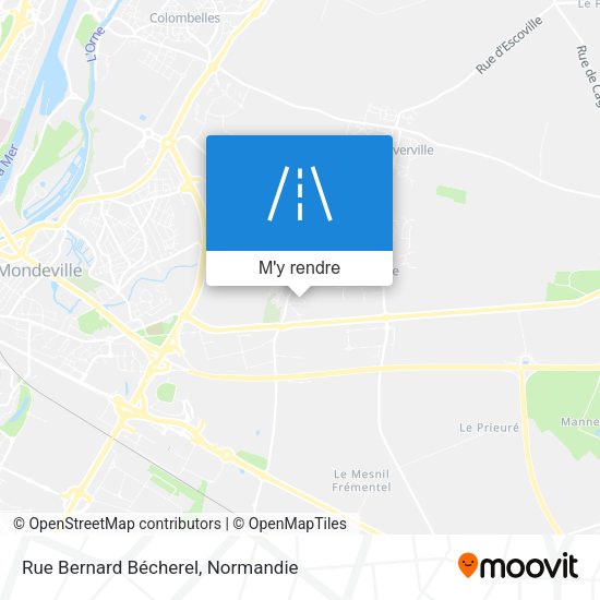 Rue Bernard Bécherel plan