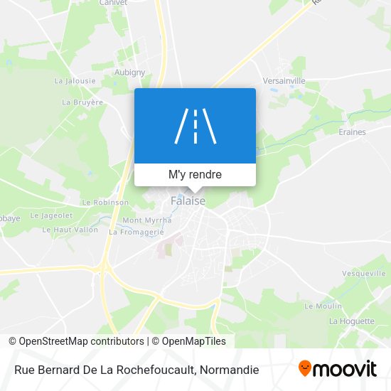 Rue Bernard De La Rochefoucault plan