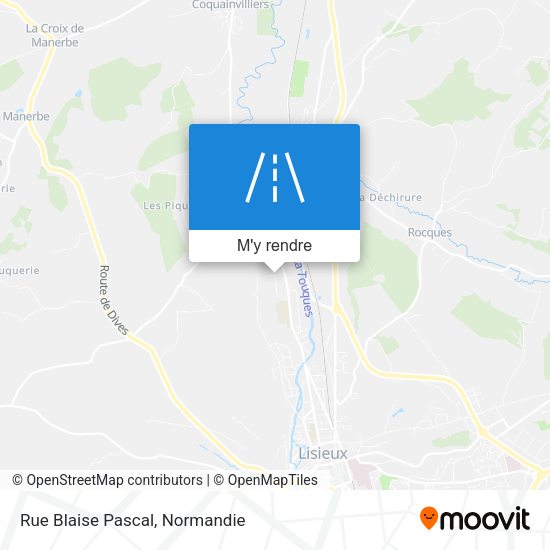 Rue Blaise Pascal plan
