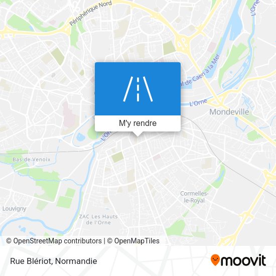 Rue Blériot plan