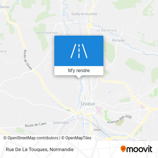 Rue De La Touques plan