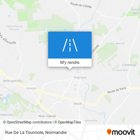 Rue De La Tourniole plan