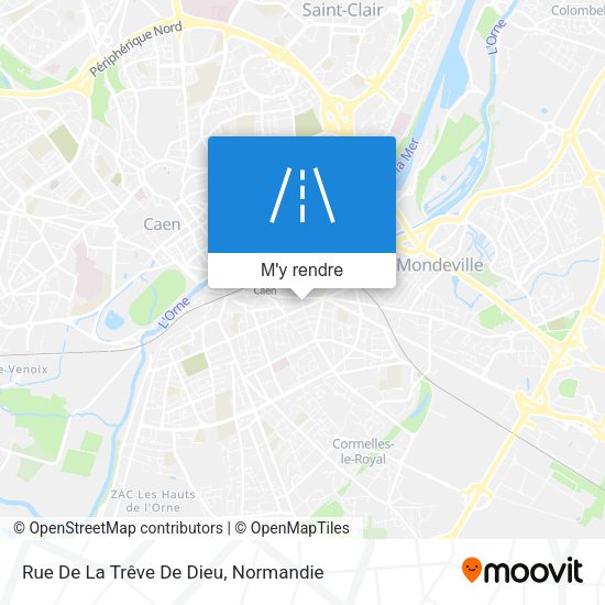Rue De La Trêve De Dieu plan