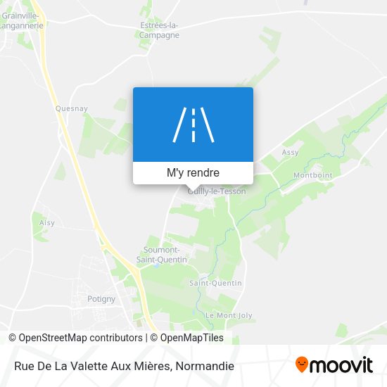 Rue De La Valette Aux Mières plan
