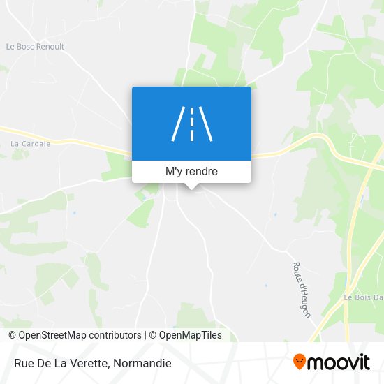 Rue De La Verette plan