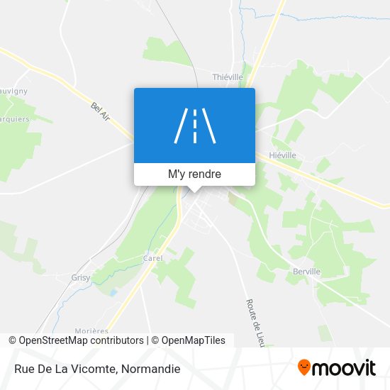 Rue De La Vicomte plan