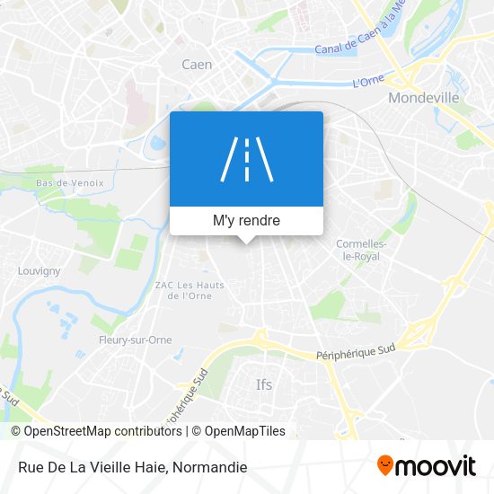Rue De La Vieille Haie plan