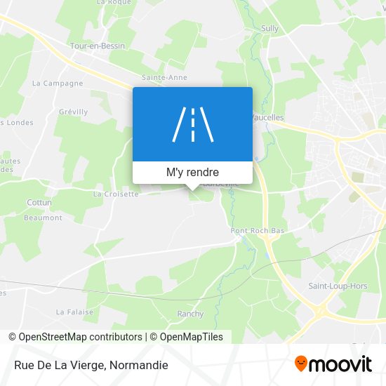Rue De La Vierge plan