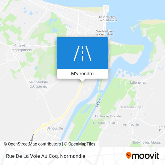Rue De La Voie Au Coq plan