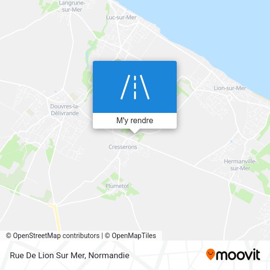 Rue De Lion Sur Mer plan