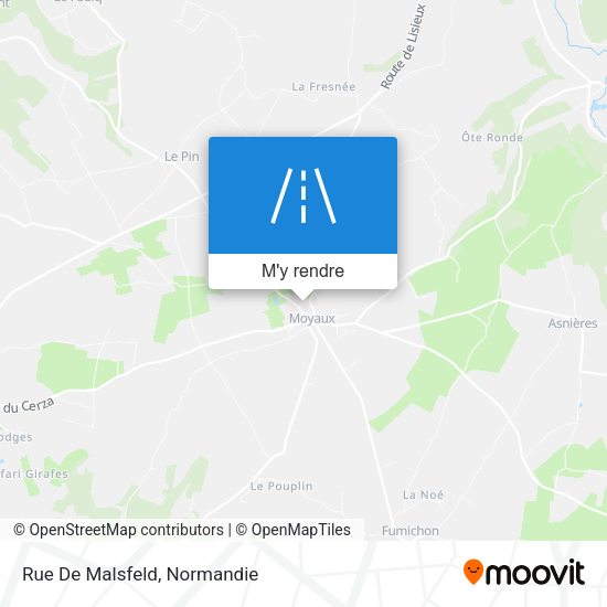 Rue De Malsfeld plan