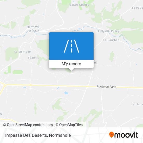 Impasse Des Déserts plan