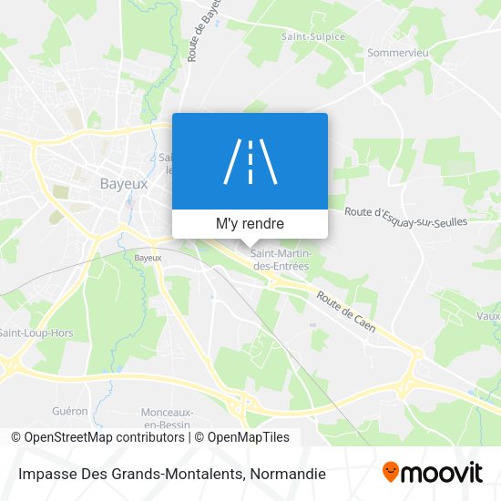 Impasse Des Grands-Montalents plan