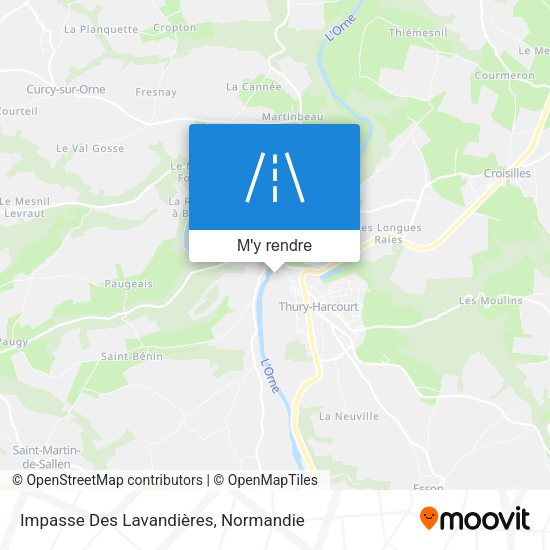Impasse Des Lavandières plan