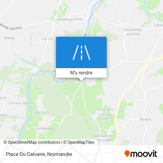 Place Du Calvaire plan