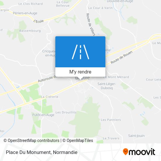 Place Du Monument plan