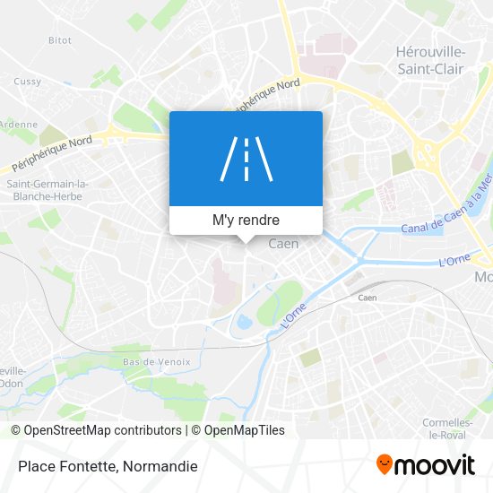 Place Fontette plan