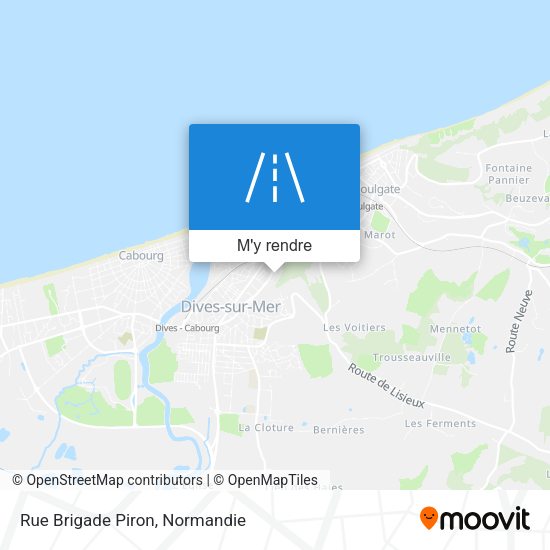 Rue Brigade Piron plan
