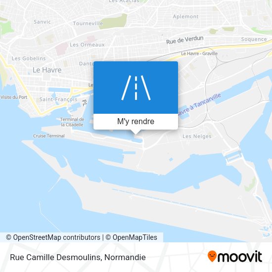 Rue Camille Desmoulins plan