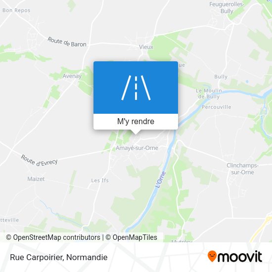 Rue Carpoirier plan