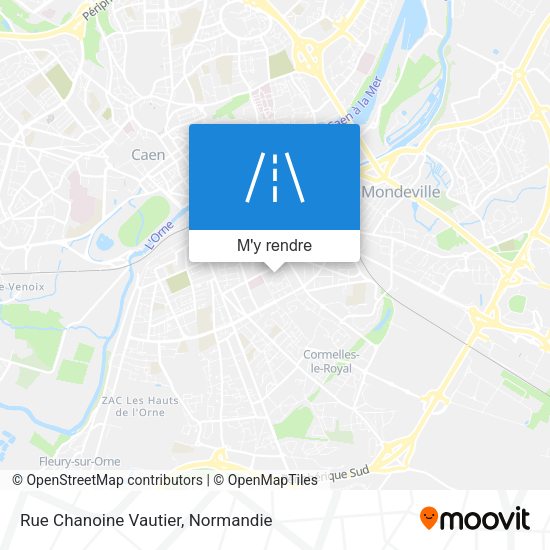 Rue Chanoine Vautier plan
