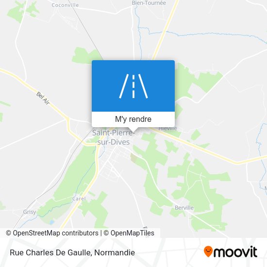 Rue Charles De Gaulle plan
