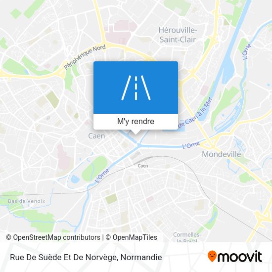 Rue De Suède Et De Norvège plan