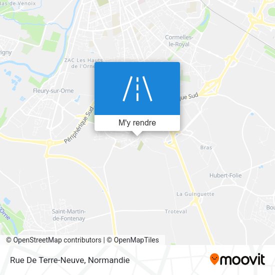 Rue De Terre-Neuve plan