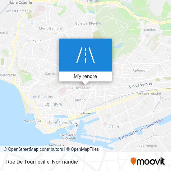 Rue De Tourneville plan