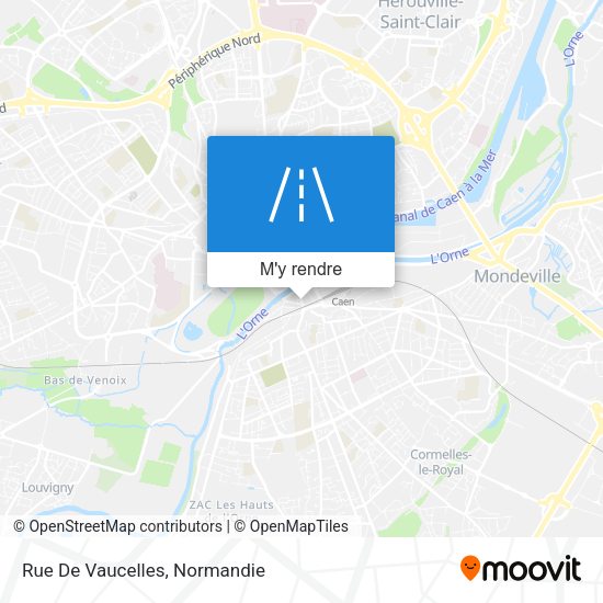Rue De Vaucelles plan
