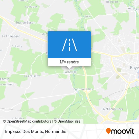 Impasse Des Monts plan