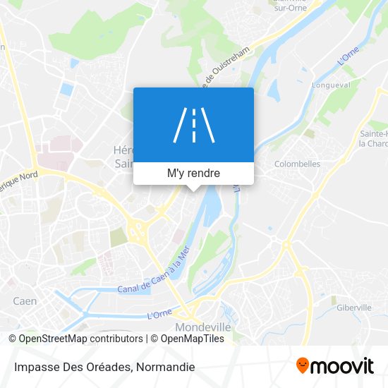 Impasse Des Oréades plan