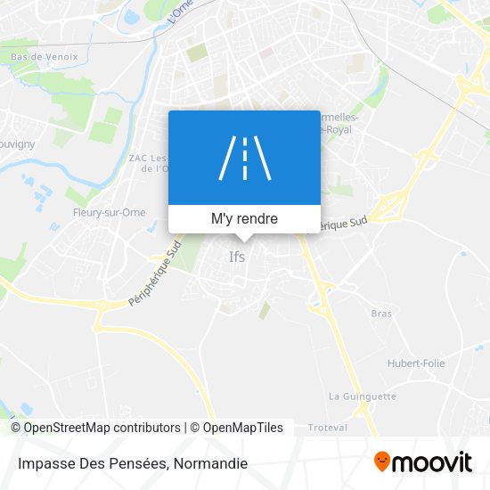Impasse Des Pensées plan