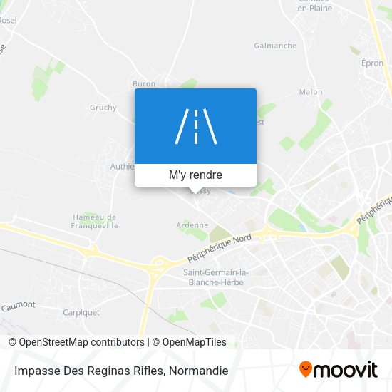 Impasse Des Reginas Rifles plan