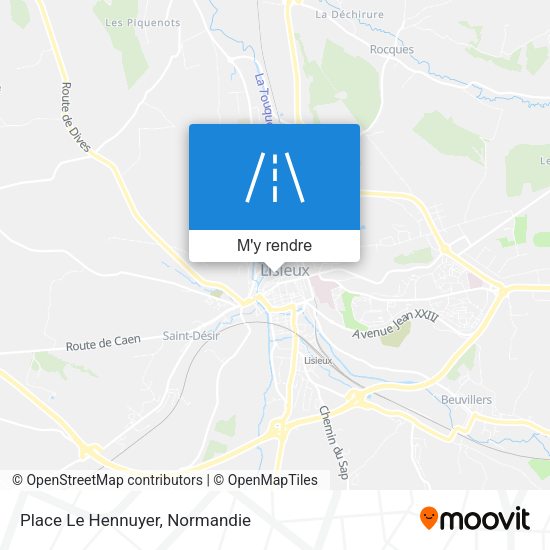 Place Le Hennuyer plan