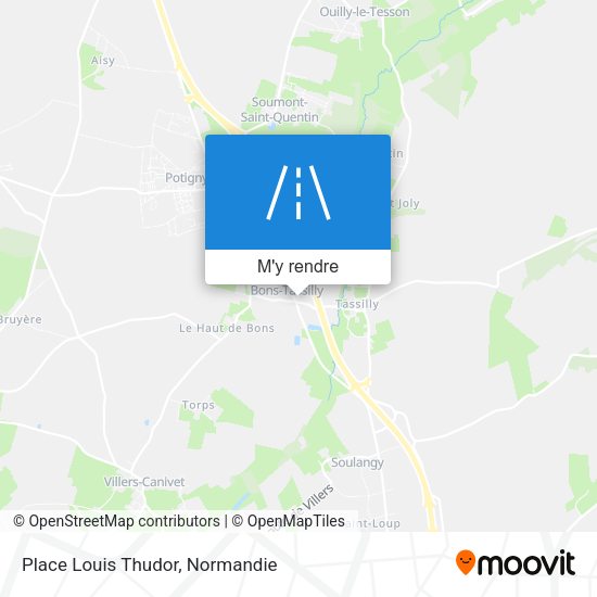 Place Louis Thudor plan