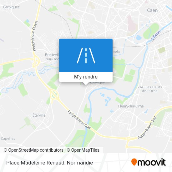 Place Madeleine Renaud plan