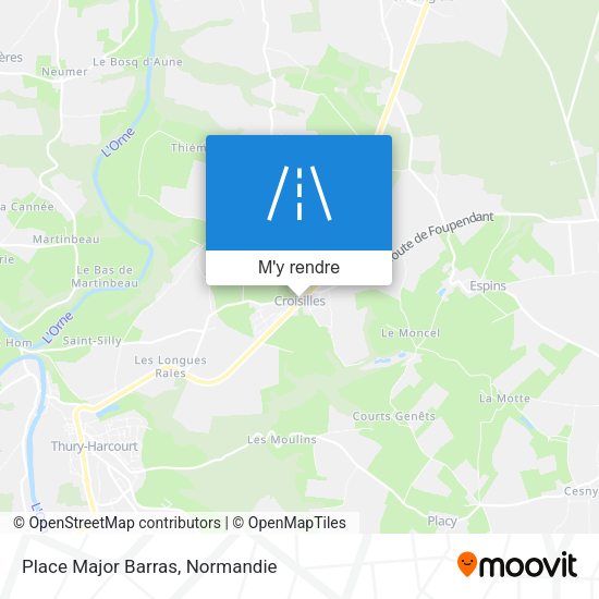 Place Major Barras plan